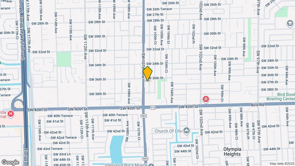 3620 SW 106th Ave Map and Location Details