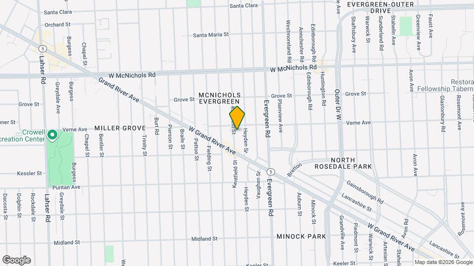 16570 Kentfield St Map and Location Details