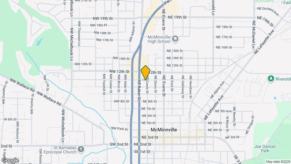 1031 NE Cowls St Map and Location Details