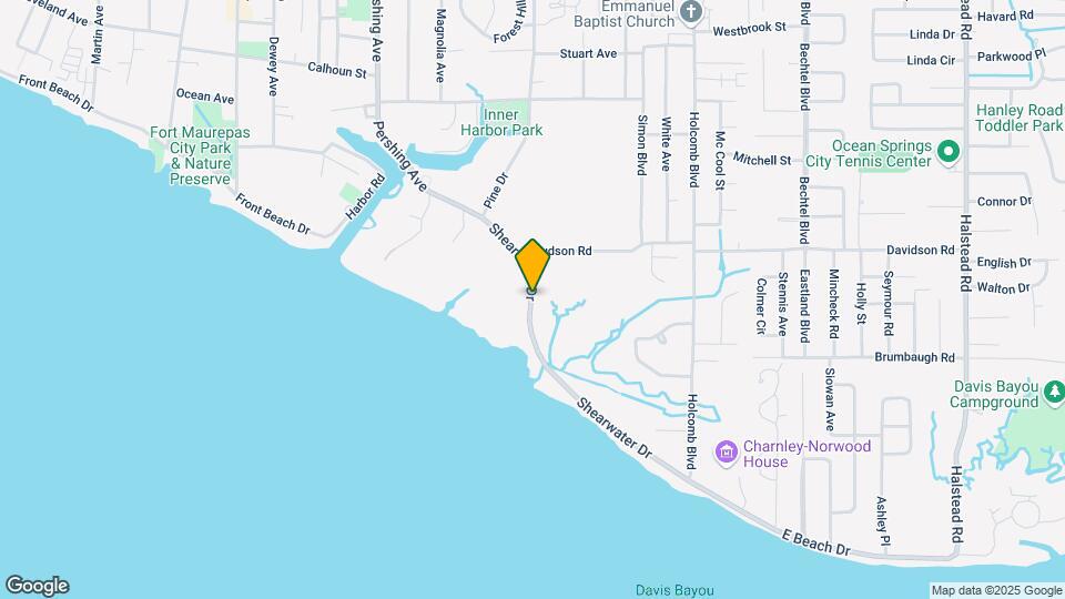 7313 Shearwater Dr Map and Location Details
