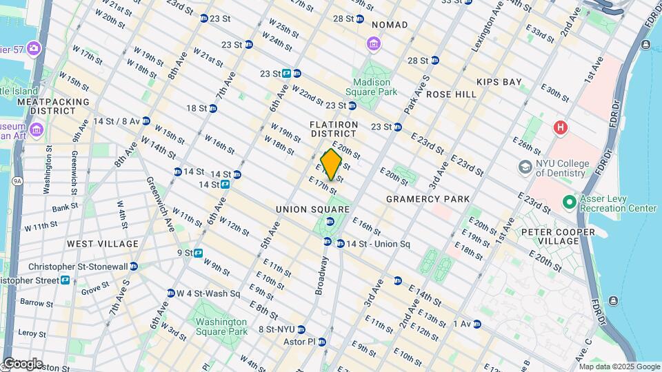 861 Broadway Map and Location Details