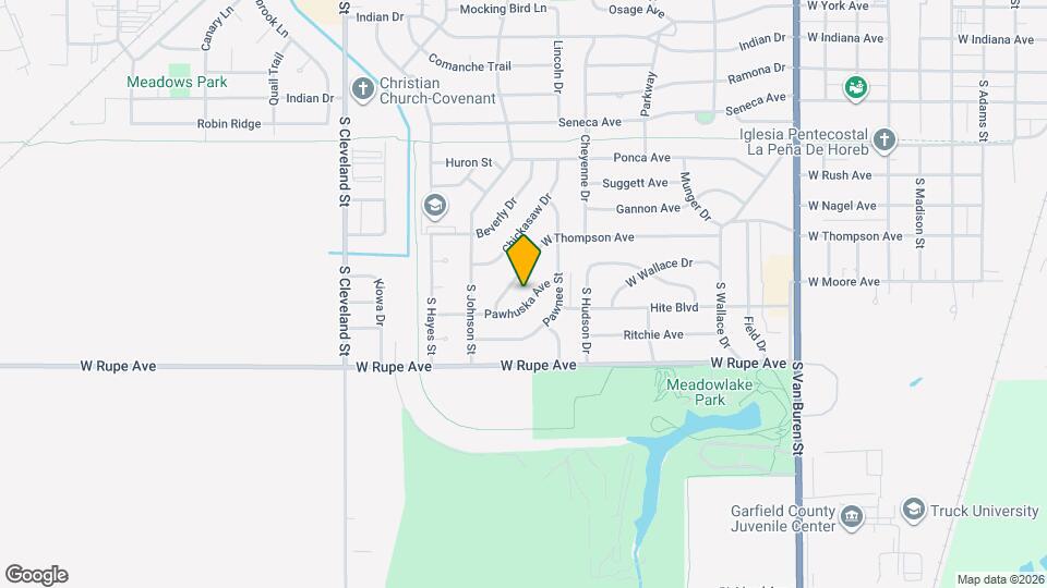 1720 Pawhuska Ave Map and Location Details