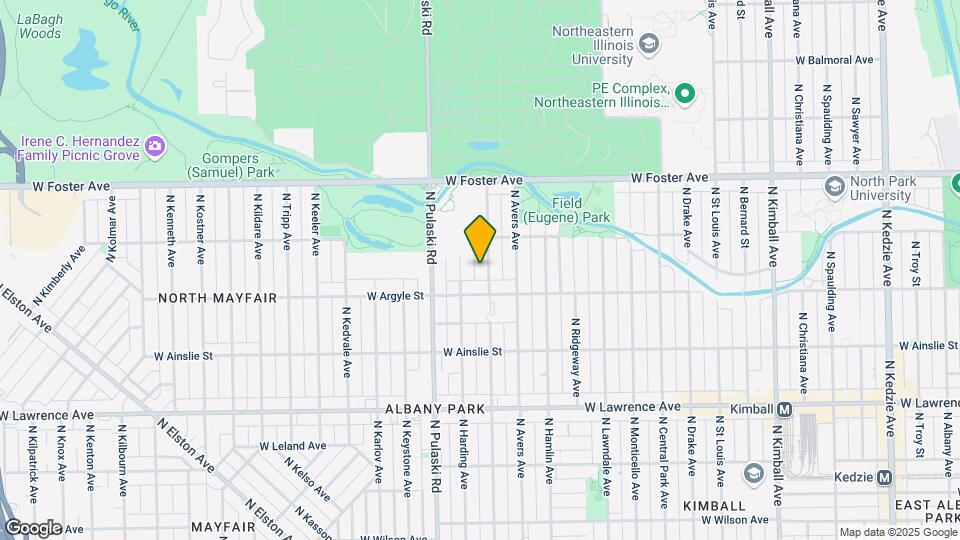 5026 N Springfield Ave Map and Location Details