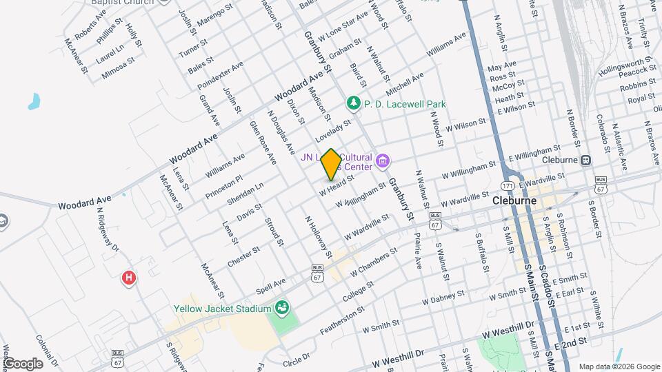 530 W Heard St Map and Location Details