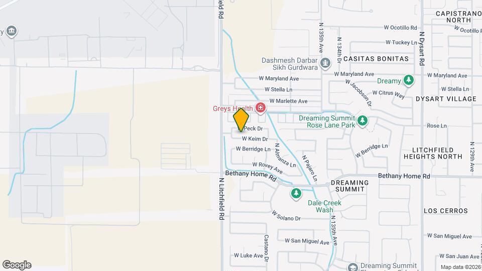 13826 W Keim Dr Map and Location Details