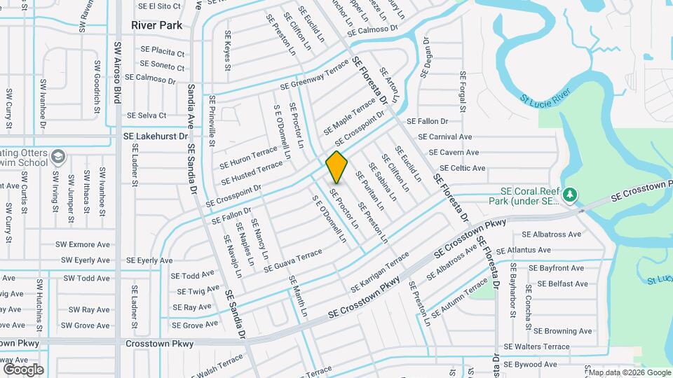 1119 SE Proctor Ln Map and Location Details