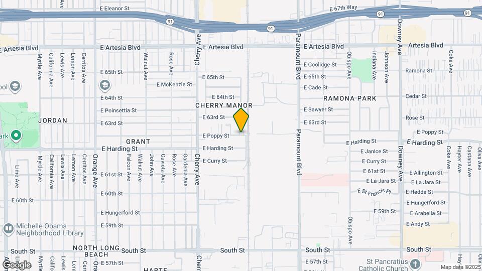 2354 E Poppy St Map and Location Details