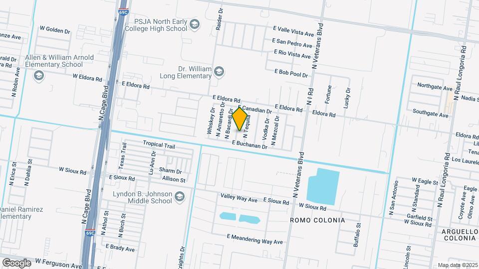 3400 N Cognac Dr Map and Location Details