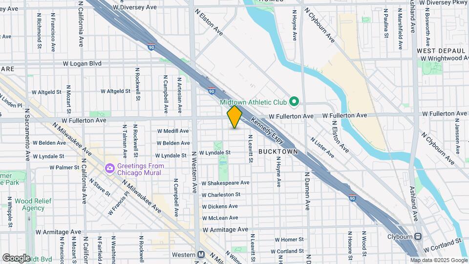 2233 W Medill Ave Map and Location Details