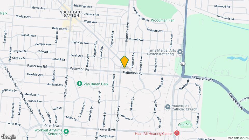 2213-2217 Patterson Rd Map and Location Details