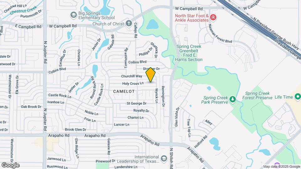 2614 Holy Cross Ln Map and Location Details