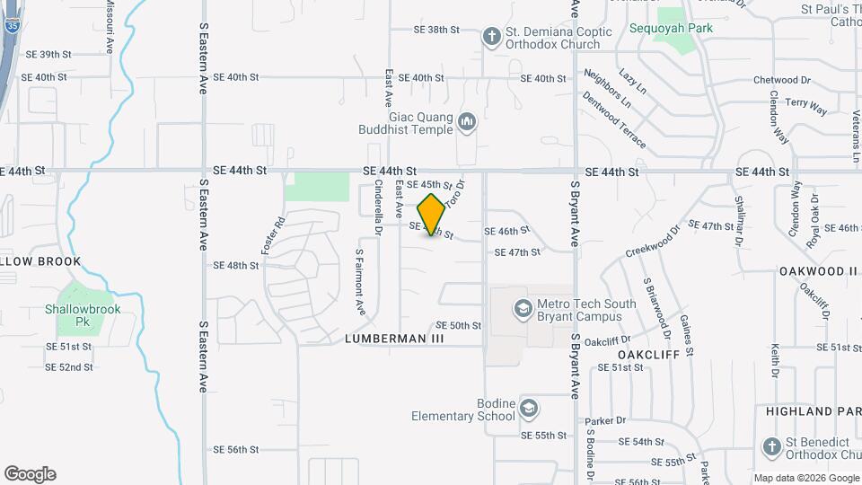 2525 SE 47th St Map and Location Details