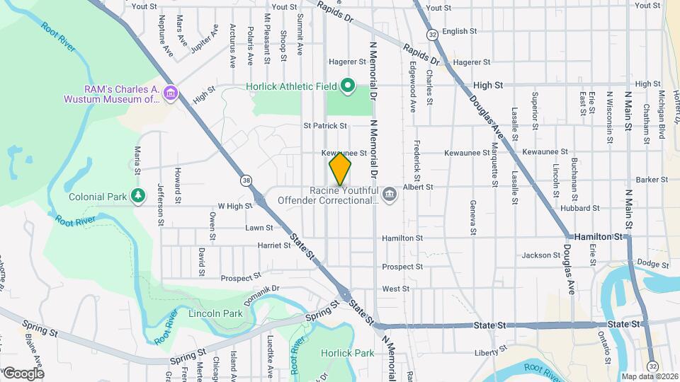 1715 Albert St Map and Location Details