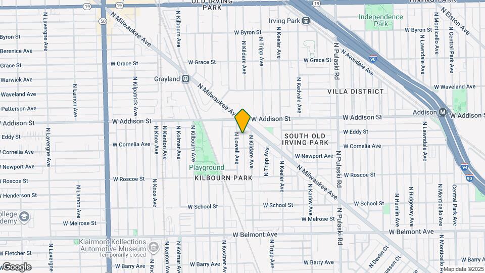 3527 N Lowell Ave Map and Location Details