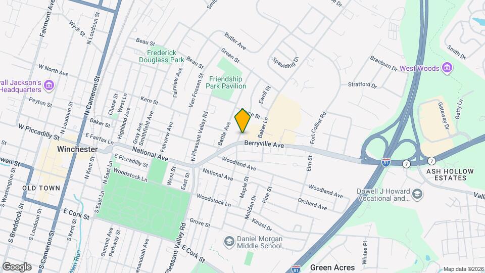 508 Dunlap St Map and Location Details