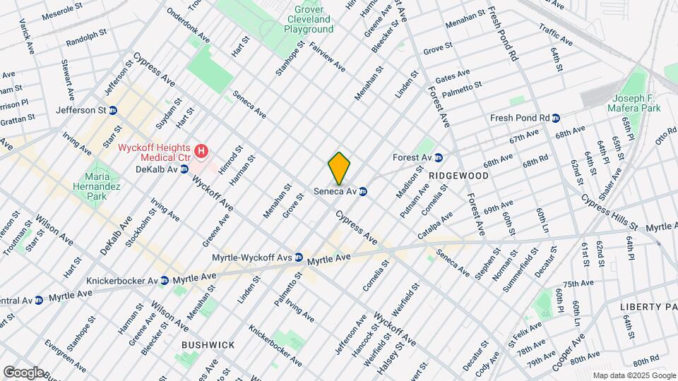 1719 Gates Ave Mapa y Detalles de la Ubicación