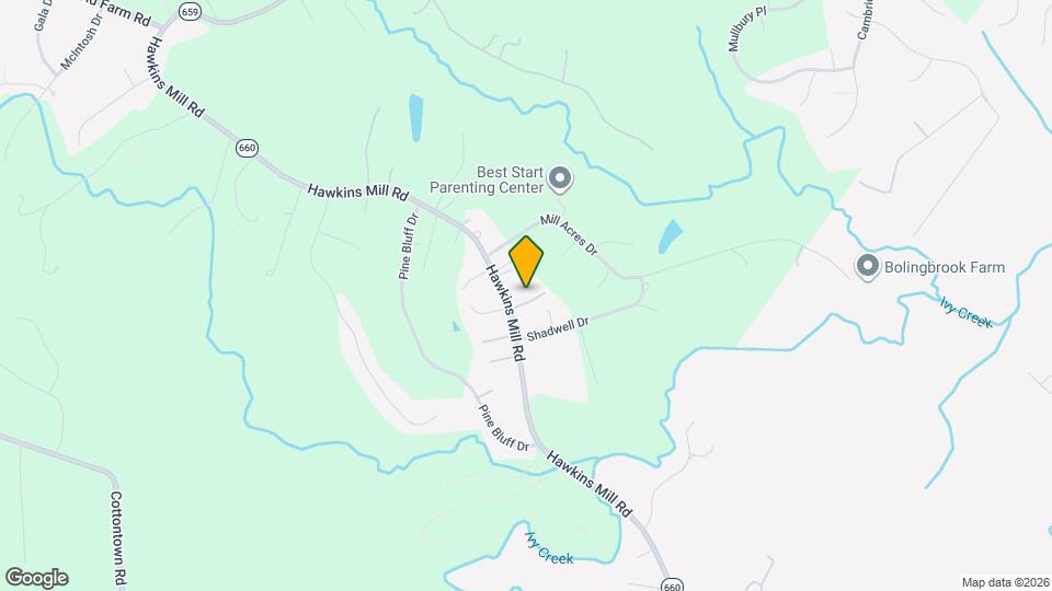 104 Millwheel Ct Mapa y Detalles de la Ubicación