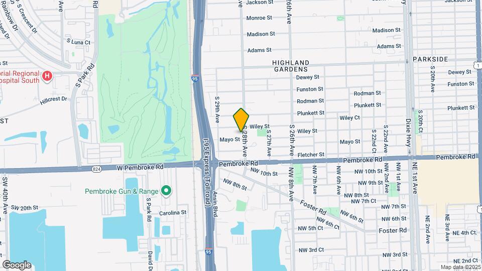 2801 Mayo St Map and Location Details