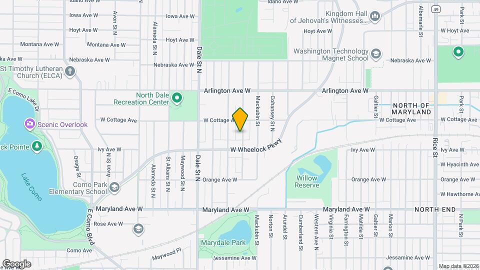 1349 Schletti St N Map and Location Details