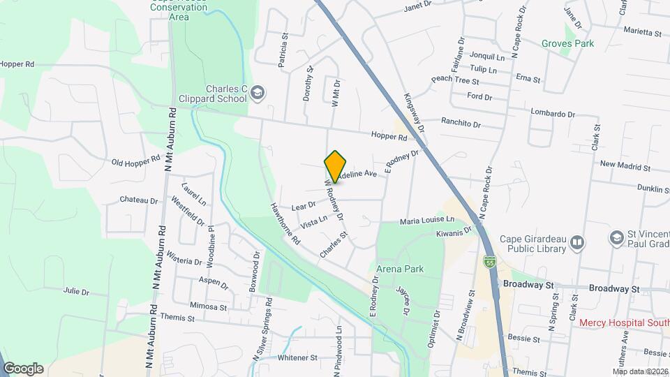 812 W Rodney Dr Mapa y Detalles de la Ubicación