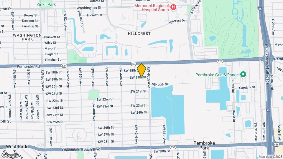 4100 SW 19th St Map and Location Details