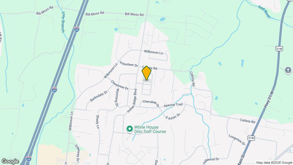 1000 Indian Ridge Cir Map and Location Details