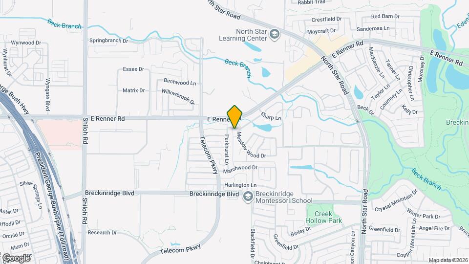 3307 Meadow Wood Dr Map and Location Details