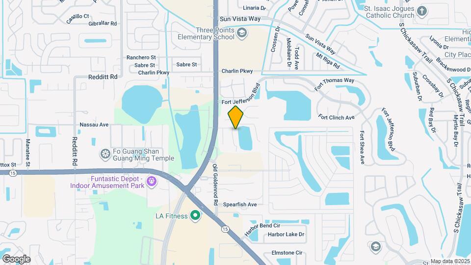 7640 Hidden Cypress Dr Map and Location Details
