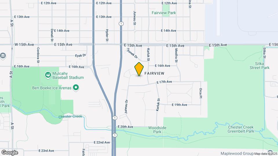 1611 Juneau Dr Map and Location Details