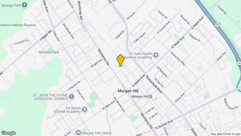 65 E Central Ave Unit B, Unit A Mapa y Detalles de la Ubicación