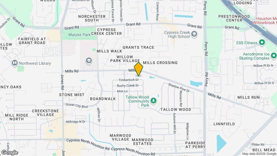 10326 Timberloch Dr Map and Location Details