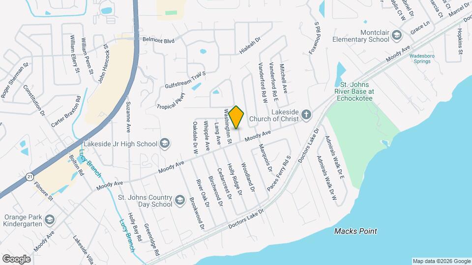 2314 Oakdale Dr E Map and Location Details