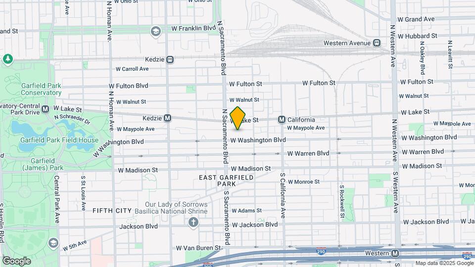 2934 W Washington Blvd Map and Location Details