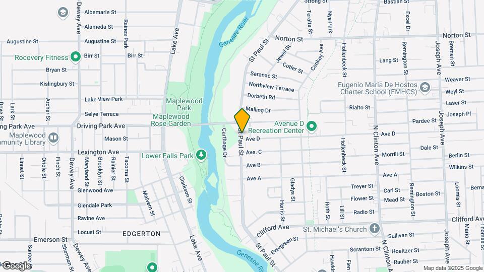 1332 Saint Paul St Map and Location Details