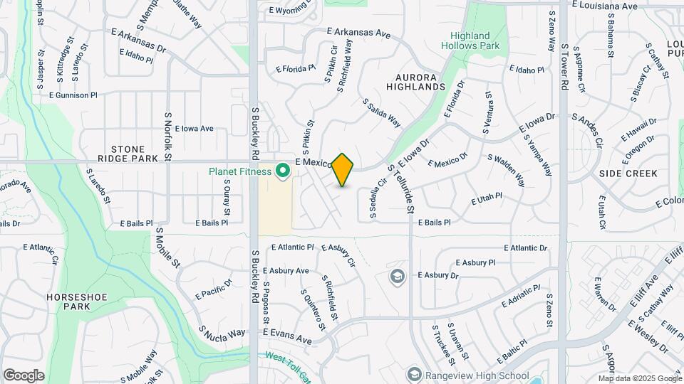 1840 S Quintero Way Map and Location Details