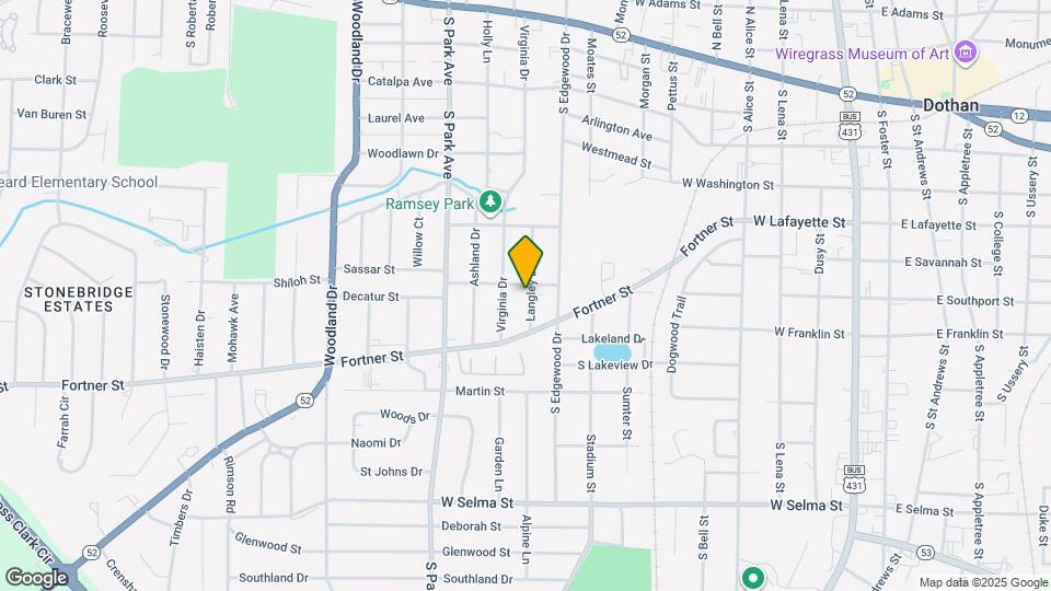 702 Langley Dr Map and Location Details