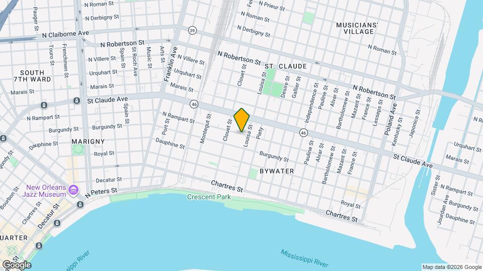 3148 N Rampart St Map and Location Details