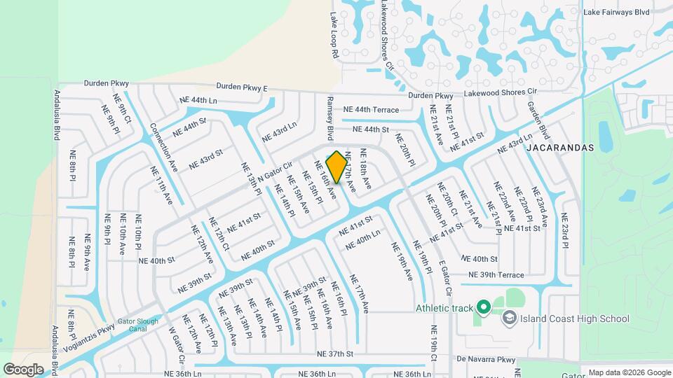 4117 NE 16th Ave Map and Location Details