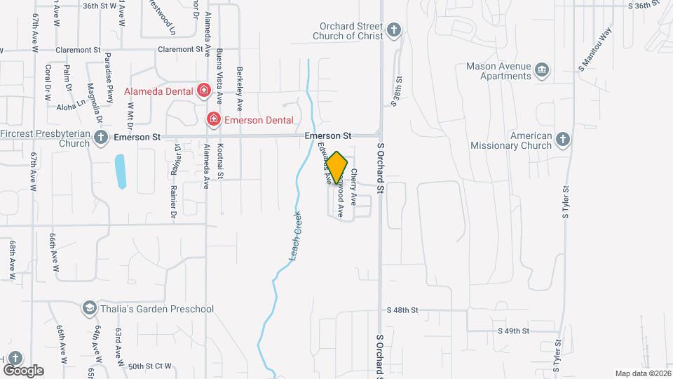 1510 Cottonwood Ave Map and Location Details