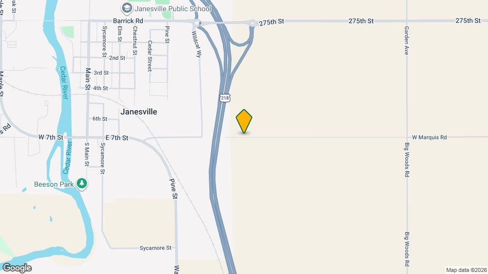 1527 W Marquis Rd Map and Location Details