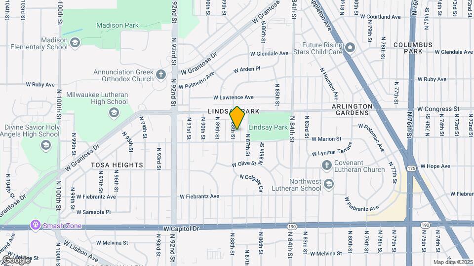 4324 N 88th St Map and Location Details