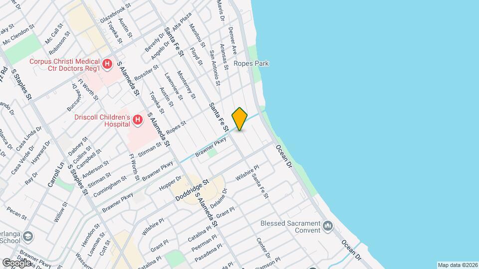 3713 Aransas St Map and Location Details