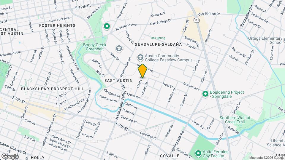 1101 1/2 Fiesta St Map and Location Details