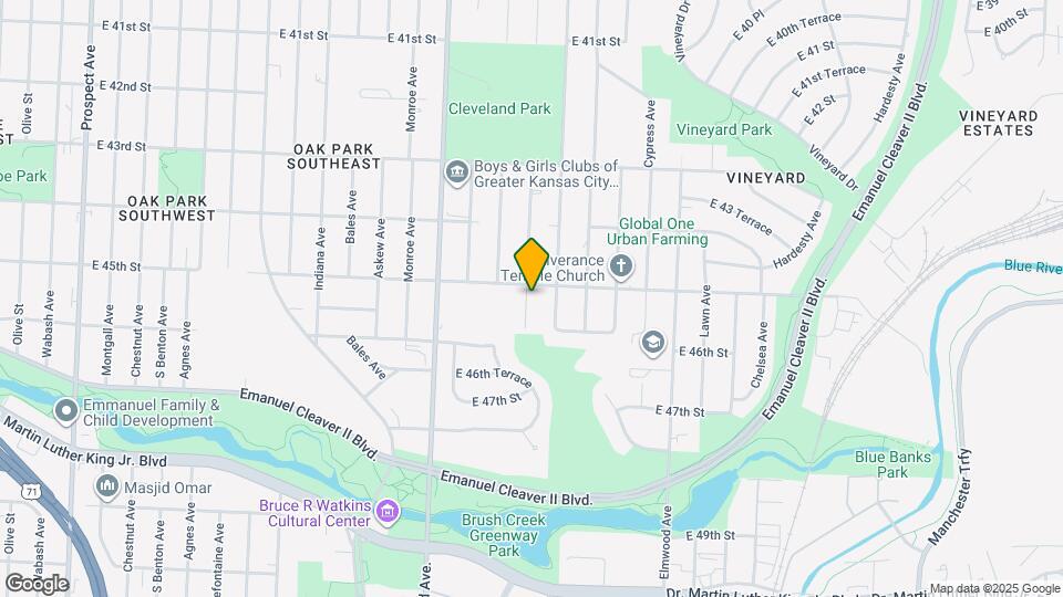 4511 Norton Ave Map and Location Details