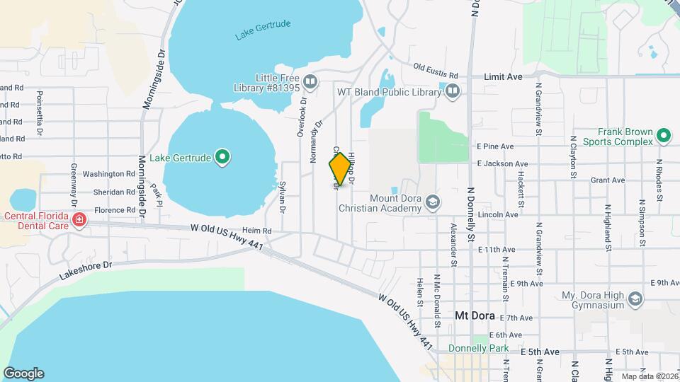 1426 Crestview Dr Map and Location Details