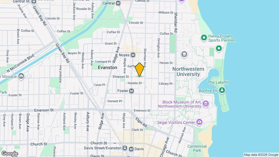 810 Simpson St Map and Location Details