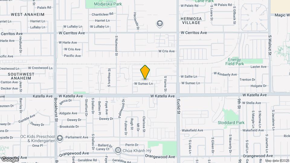 1807 W Sumac Ln, Unit 6 Mapa y Detalles de la Ubicación