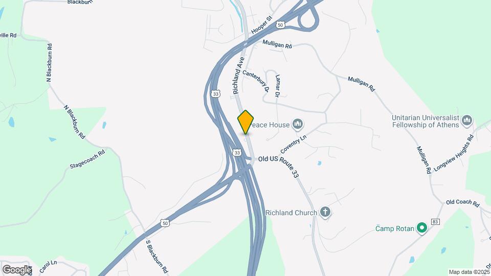 525 Richland Ave, Unit C Map and Location Details