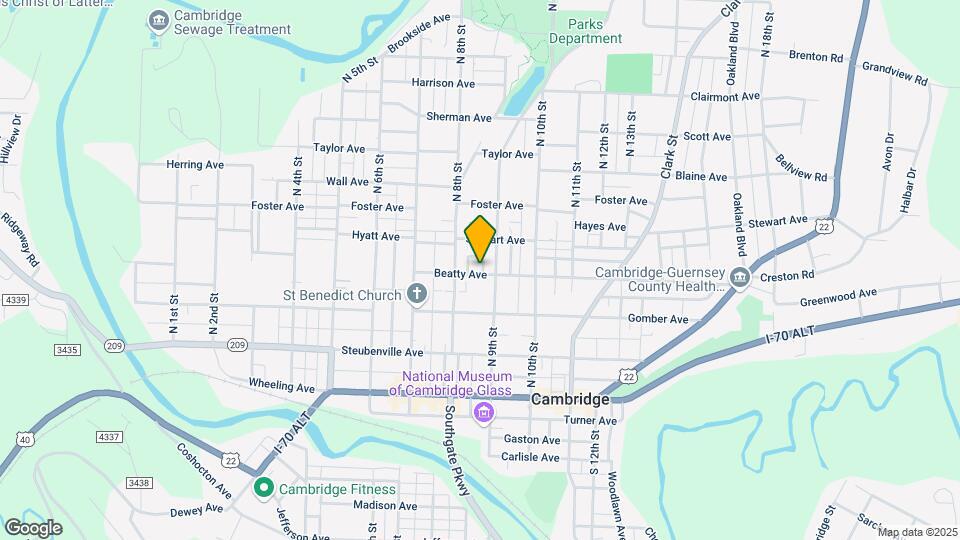 825 Beatty Ave Map and Location Details