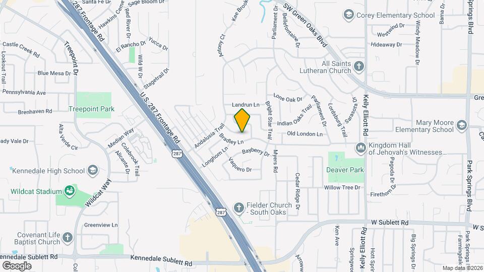 5108 Conchos Trail Map and Location Details